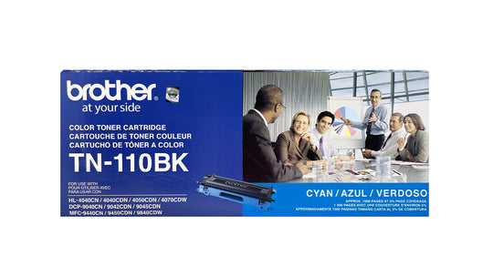 Brother TN-110 High Yield Toner - TN110C - Cyan - Original Brother Laser Toner Cartridge