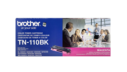 Brother TN-110 High Yield Toner - TN110M - Magenta - Original Brother Laser Toner Cartridge