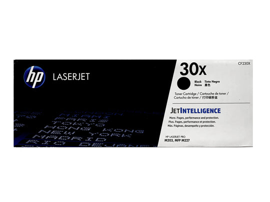 HP 30X High Yield Toner - CF230X - Black - Original HP LaserJet Toner Cartridge
