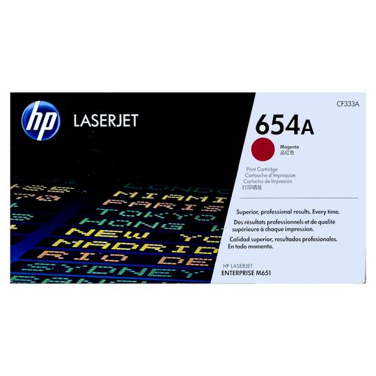 HP 654A Toner - CF333A - Magenta - Original HP LaserJet Toner Cartridge