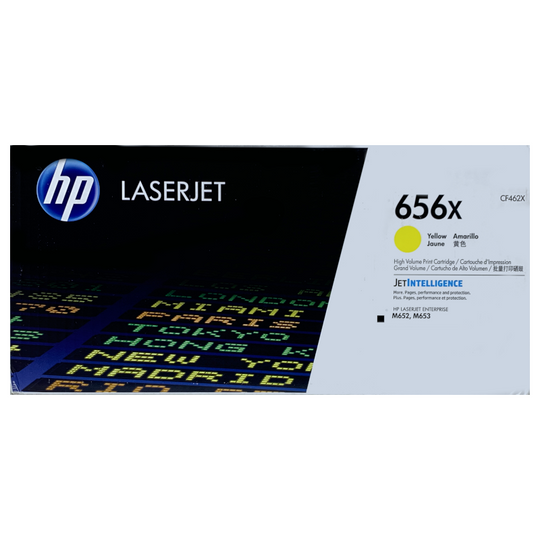 HP 656X High Yield Toner - CF462X - Yellow - Original HP LaserJet Toner Cartridge