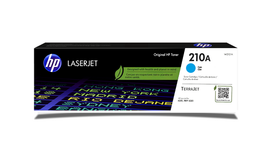 HP 210A Toner - W2101A - Cyan - Original HP LaserJet Toner Cartridge