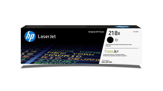 HP 218X High Yield Toner - W2180X - Black - Original HP LaserJet Toner Cartridge