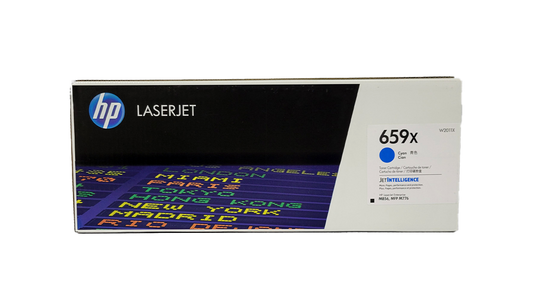 HP 659X High Yield Toner - W2011X - Cyan - Original HP LaserJet Toner Cartridge