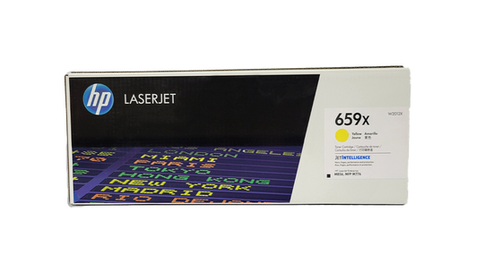 HP 659X High Yield Toner - W2012X - Yellow - Original HP LaserJet Toner Cartridge