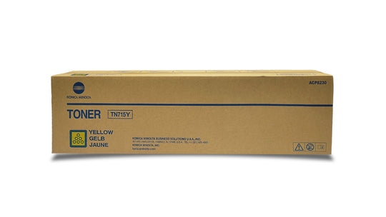 Konica Minolta TN715Y Toner - ACP8230 - Yellow - Original Konica Minolta Toner Cartridge