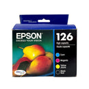 Genuine Epson 126  Ink Cartridges, High Yield, 4/Pack (T126120-BCS)