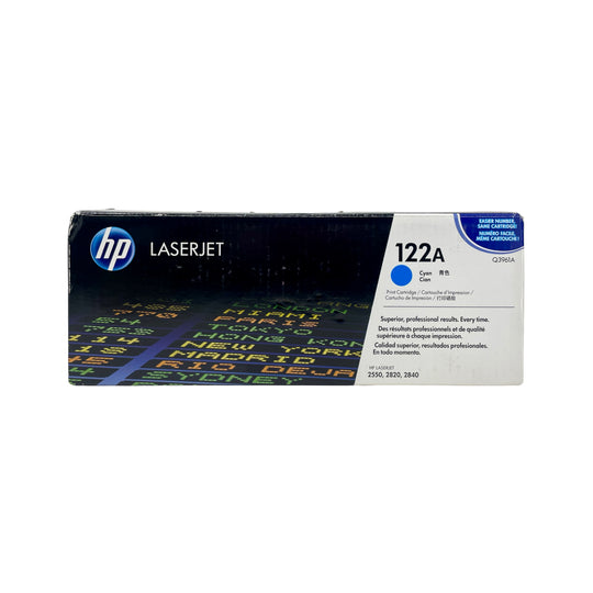 Genuine HP 122A Cyan Q3961A LaserJet Toner Cartridge