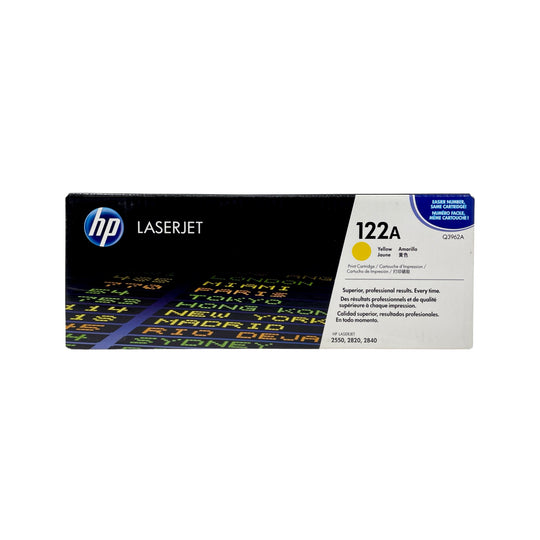 Genuine HP 122A Yellow Q3962A LaserJet Toner Cartridge