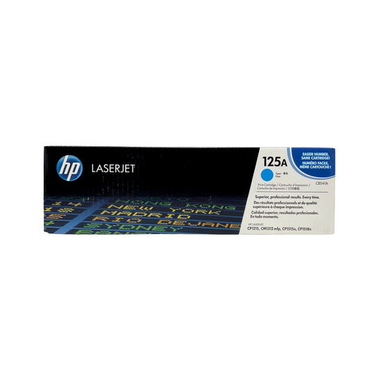 Genuine HP 125A Cyan CB541A LaserJet Toner Cartridge