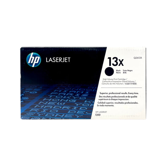 Genuine HP 13X Q2613X Black High-Yield LaserJet Toner Cartridge