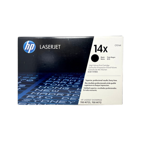 Genuine HP 14X CF214X Black High-Yield LaserJet Toner Cartridge