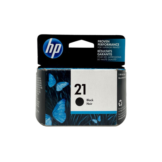 Genuine HP 21 Black Ink Cartridge, Standard Yield (C9351AN#140)