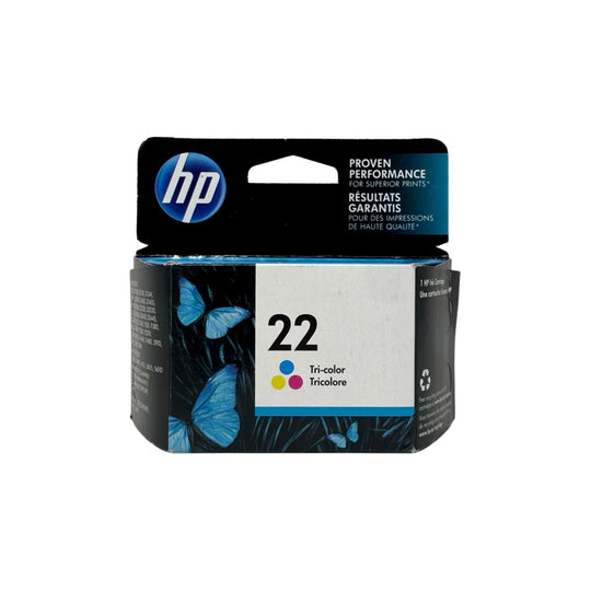 Genuine HP 22 Color Ink Cartridge, Standard Yield (C9352AN#140)