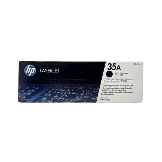 Genuine HP 35A CB435A Black LaserJet Toner Cartridge