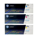 HP 410A Toner 3 pack - CF251AM - Color - Cyan Magenta Yellow - Original HP LaserJet Toner Cartridges