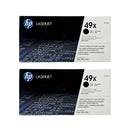 HP 49X Toner 2 Pack - Q5949XD Black High-Yield - Original HP LaserJet Toner Cartridges