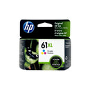 Genuine HP 61XL Color Ink Cartridge, High Yield (CH564WN