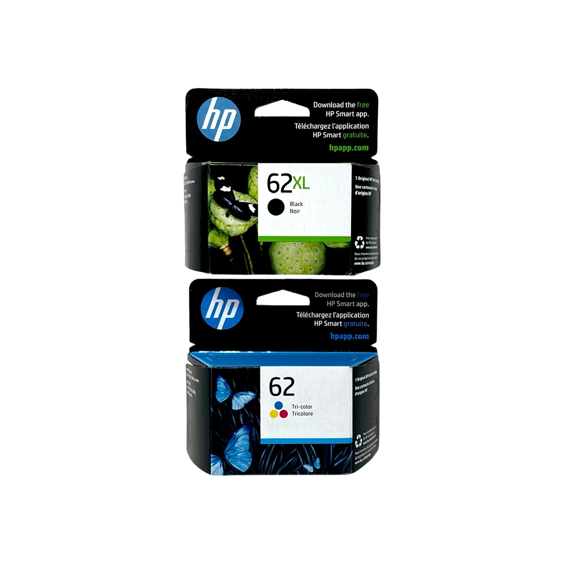 HP 62 Black/Tri-color Ink (2-pack)