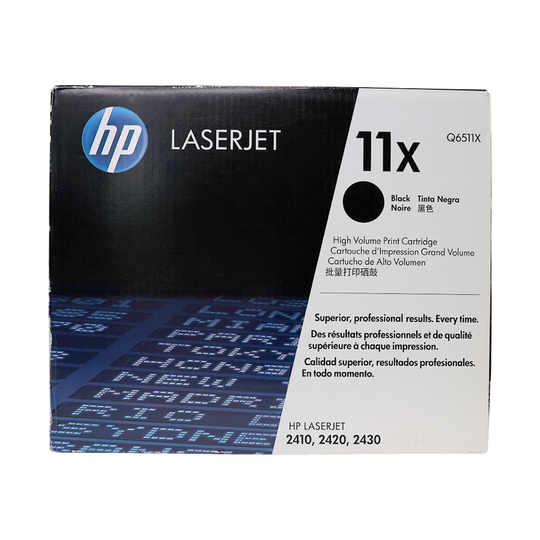 Genuine HP 11X Q6511X Black High-Yield LaserJet Toner Cartridge