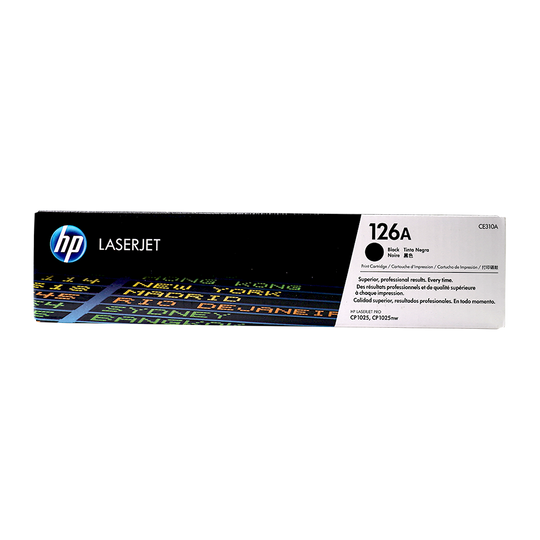 Genuine HP 126A Black CE310A LaserJet Toner Cartridge