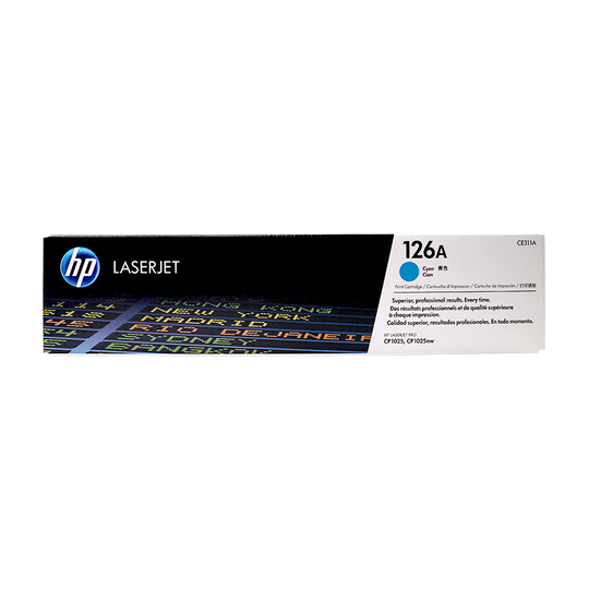 Genuine HP 126A Cyan CE311A LaserJet Toner Cartridge