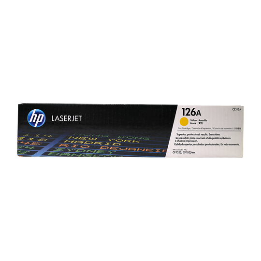 Genuine HP 126A Yellow CE312A LaserJet Toner Cartridge