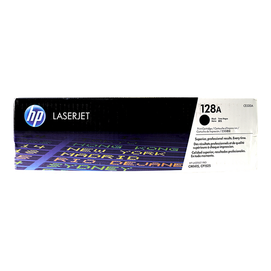 Genuine HP 128A Black CE320A LaserJet Toner Cartridge