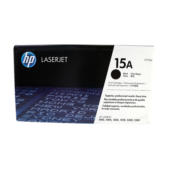 Genuine HP 15A C7115A Black LaserJet Toner Cartridge