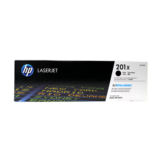 Genuine HP 201X Black CF400X High-Yield LaserJet Toner Cartridge