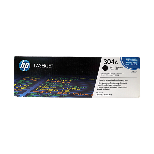 Genuine HP 304A Black CC530A LaserJet Toner Cartridge