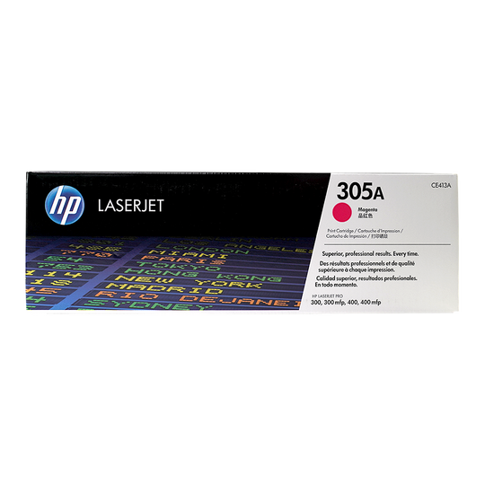 Genuine HP 305A Magenta CE413A LaserJet Toner Cartridge