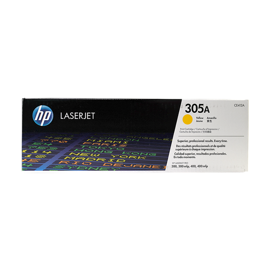 Genuine HP 305A Yellow CE412A LaserJet Toner Cartridge