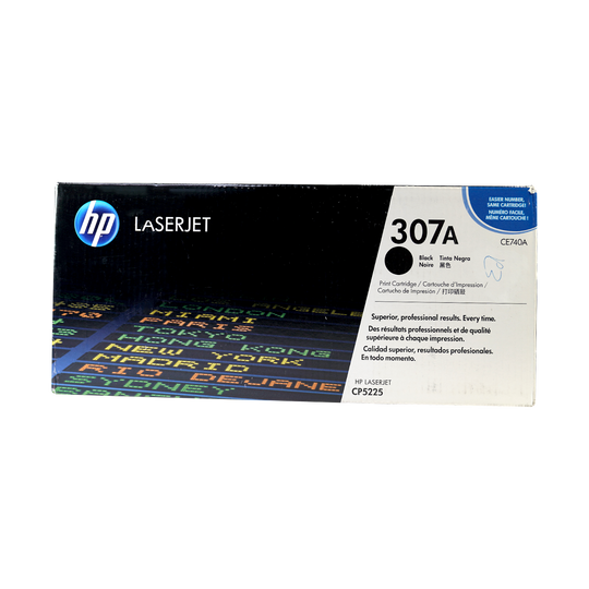 Genuine HP 307A Black CE740A LaserJet Toner Cartridge