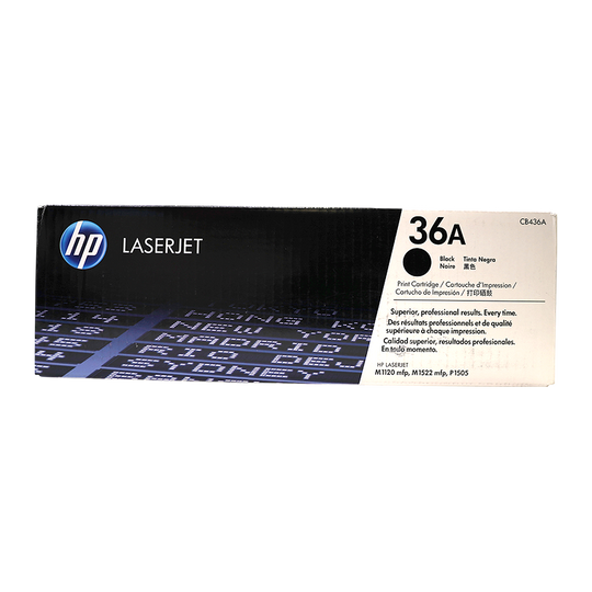 Genuine HP 36A CB436A Black LaserJet Toner Cartridge