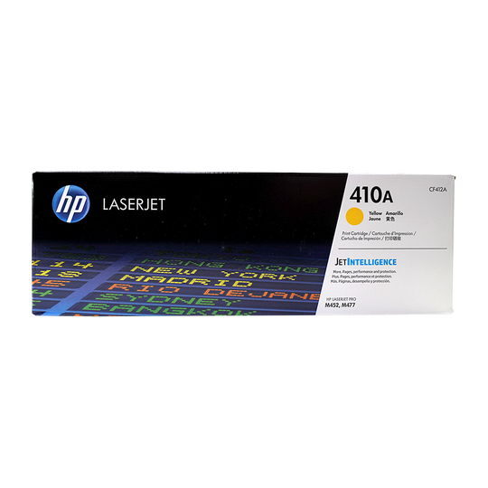Genuine HP 410A Yellow CF412A LaserJet Toner Cartridge