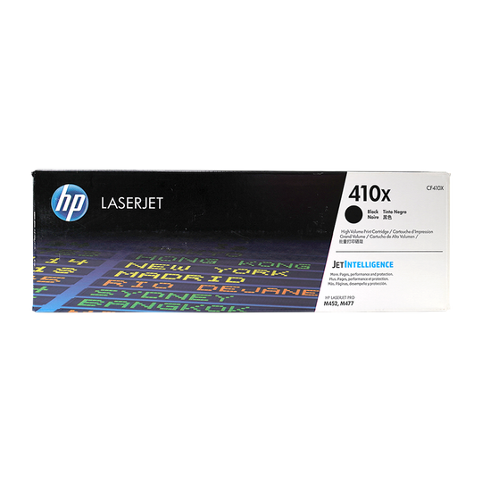 Genuine HP 410X CF410X Black High-Yield LaserJet Toner Cartridge