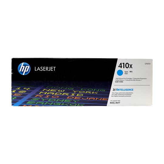 Genuine HP 410X Cyan CF411X High Yield LaserJet Toner Cartridge