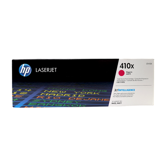 Genuine HP 410X Magenta CF413X High Yield LaserJet Toner Cartridge