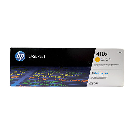 Genuine HP 410X Yellow CF412X High Yield LaserJet Toner Cartridge