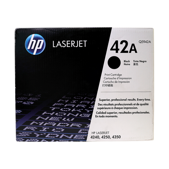Genuine HP 42A Q5942A Black LaserJet Toner Cartridge