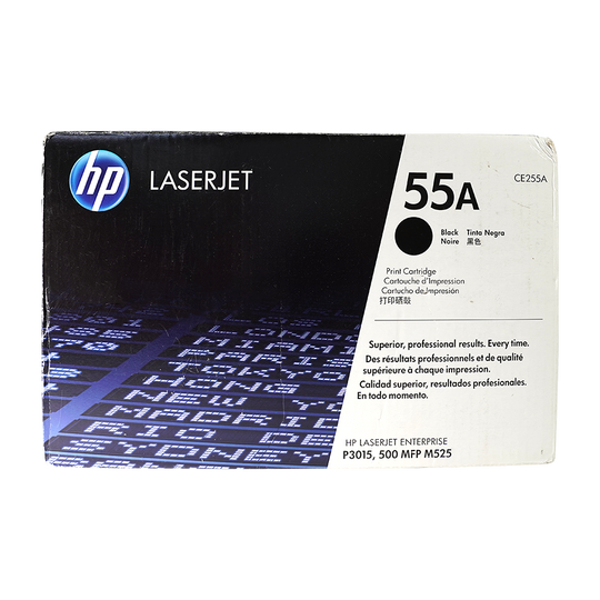 Genuine HP 55A CE255A Black LaserJet Toner Cartridge