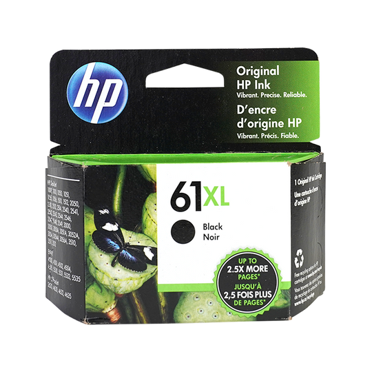 Genuine HP 61XL Black High Yield Original Ink Cartridge (CH563WN)