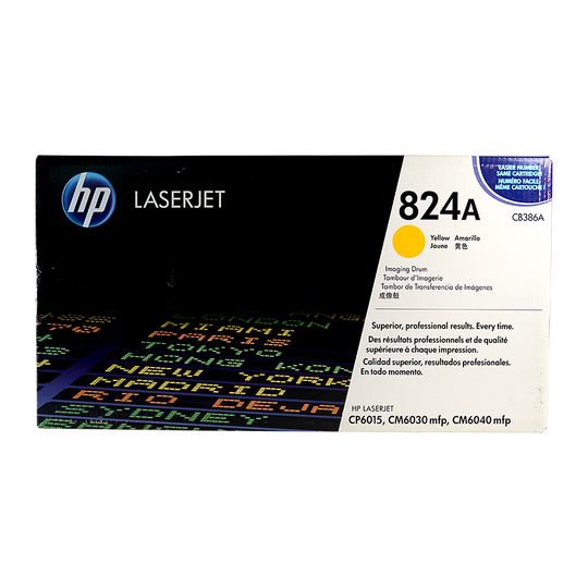 Genuine HP 824A Yellow CB386A LaserJet Image Drum