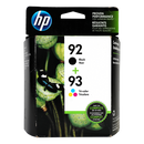Genuine HP 92/Genuine HP 93 Color Combination Ink Cartridges, Standard Yield 2/Pack (C9513FN