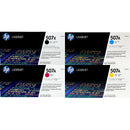 HP 507X / HP 507A Toner 4 Pack - CE400X CE401A CE402A CE403A - High Yield Black / Standard Yield Cyan Magenta Yellow - Original HP LaserJet Toner Cartridges
