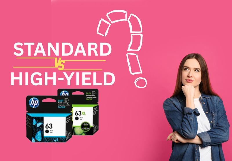 Standard vs. High-Yield Cartridges: Learn Real Printing Savings