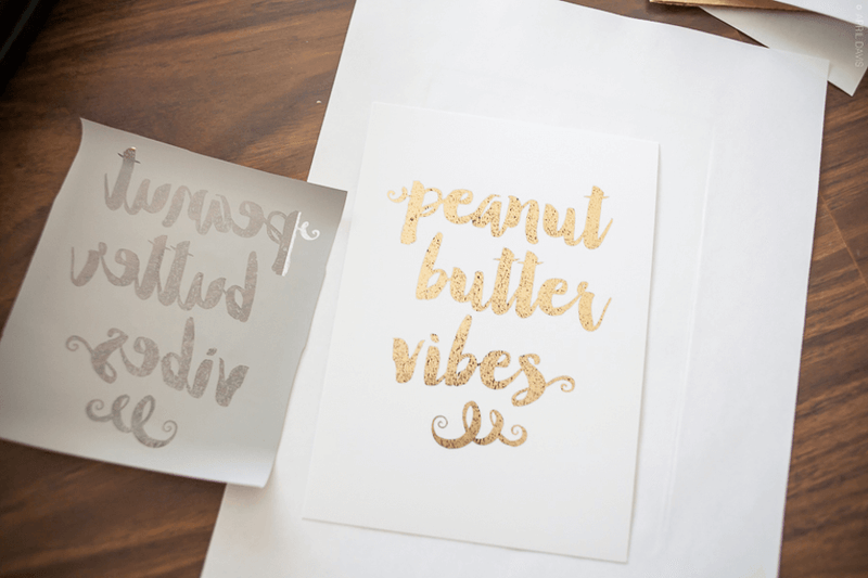 Foil lettering outlet