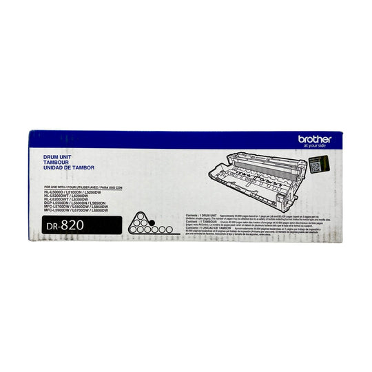 Brother DR820 Drum Unit - Black - Ink Genie