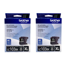 Brother LC-103 Black Ink Cartridge - Pack of 2 - Ink Genie